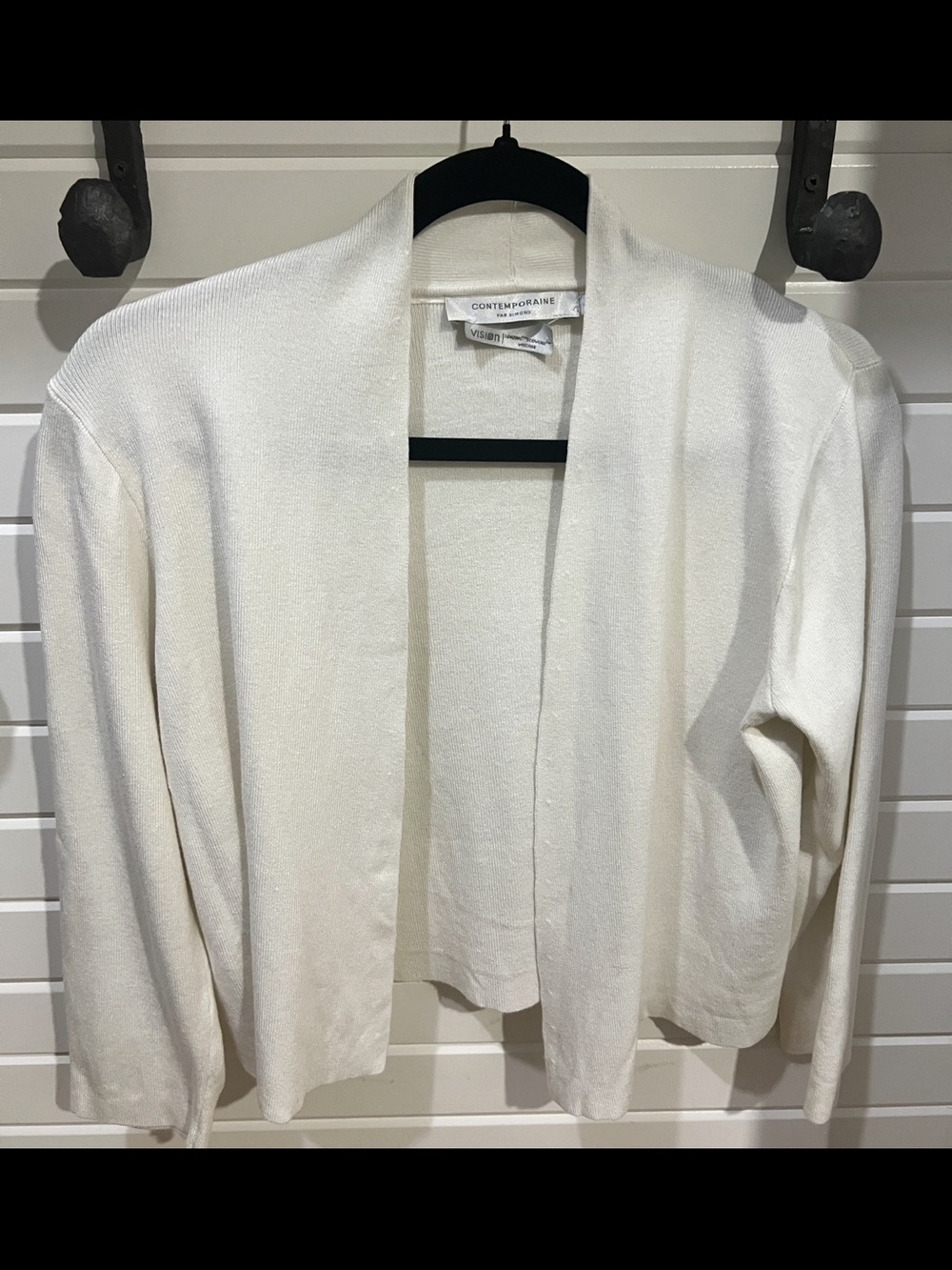 Simons Cream Open-Front Women’s Cardigan